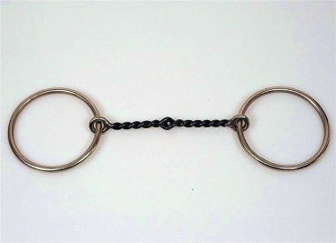 Twisted Wire, O-Ring Snaffle-Bit SS
